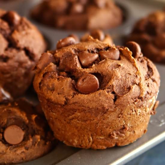 Peanut Butter Pumpkin Muffins