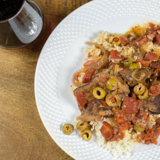 Pressure Cooker Spanish Beef
