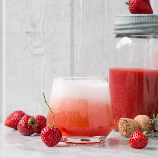 Strawberry Aperol Spritz