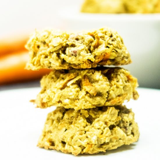 Ginger Carrot Cake Oatmeal Cookies