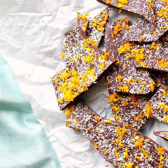 Easy Chocolate Orange Bark
