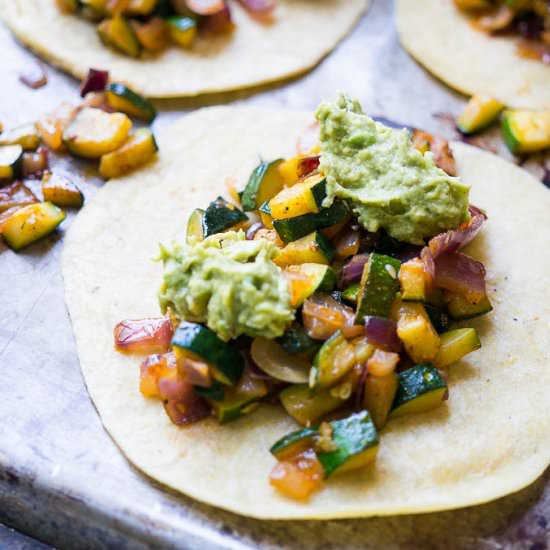 5 Ingredient Zucchini Lovin’ Tacos