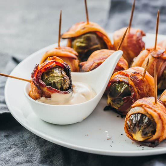 Bacon Wrapped Brussels Sprouts