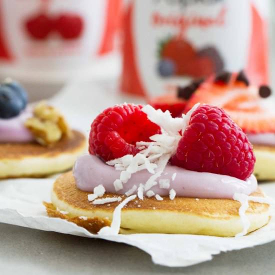 Yogurt Pancake Bites