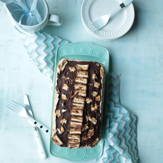 Snickers Chocolate Icebox Cake