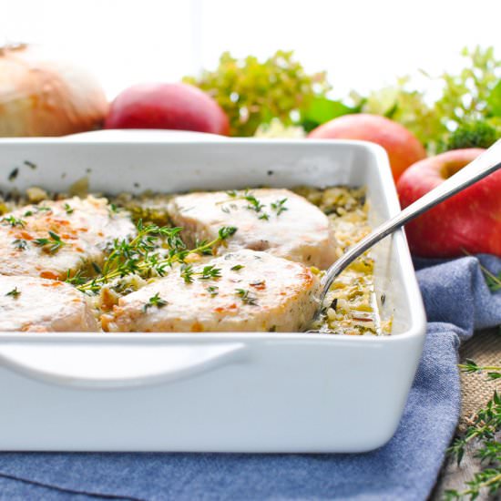 Dump-and-Bake Pork Chop Casserole