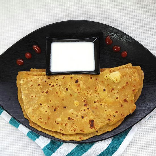 Avocado Paneer Paratha