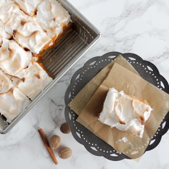 Toasted Marshmallow Pumpkin Bars
