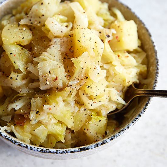 5-Ingredient Smothered Cabbage