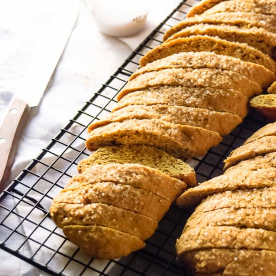 Pumpkin Spice Biscotti