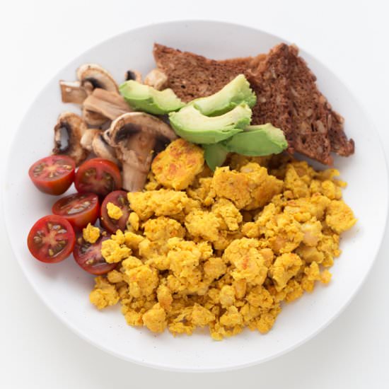 Easy Chickpea Scramble