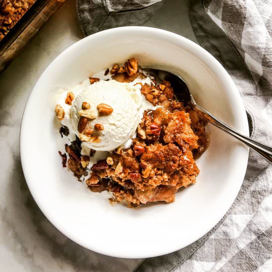 Spice Apple Cranberry Dump Cake