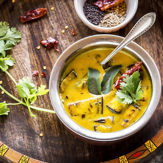 Eggplant Mango Kadhi