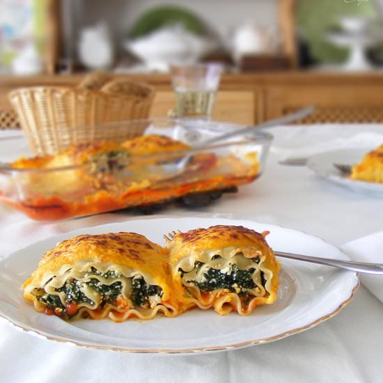 Lasaña de Kale y Requeson