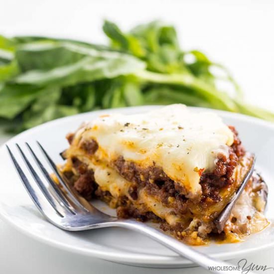 Low Carb Eggplant Lasagna