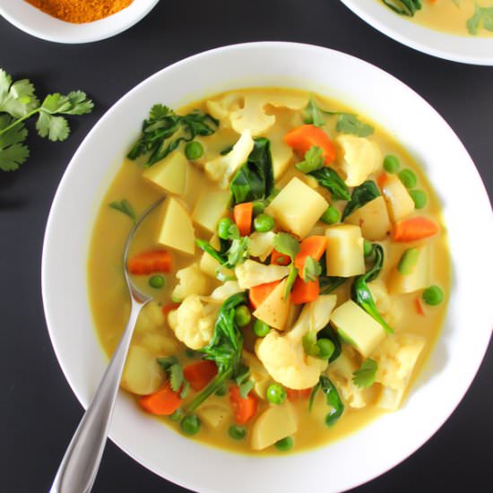 Vegetable Curry Soup