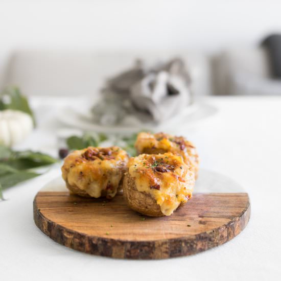 Truffled Twice Baked Potatoes