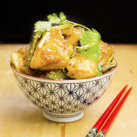 Thai Style Pandan Chicken Stir-fry