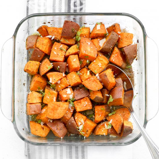 Herb-Roasted Sweet Potatoes