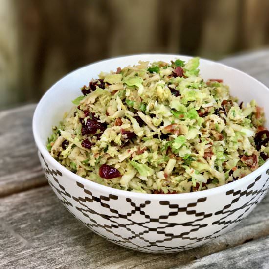 Shredded Brussels Sprout With Bacon