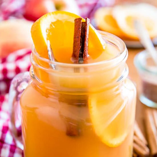 Slow Cooker Spiced Apple Cider