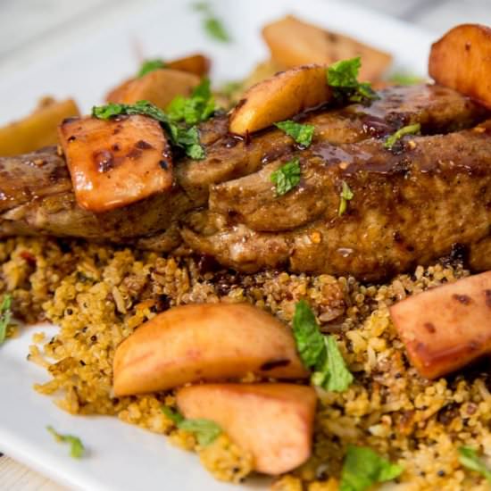 Apple Garnacha Pork Tenderloin