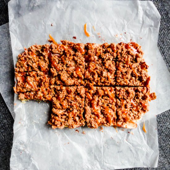Salted Caramel Apple Pie Bars