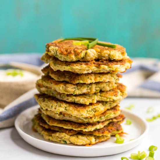 Whole wheat veggie pancakes