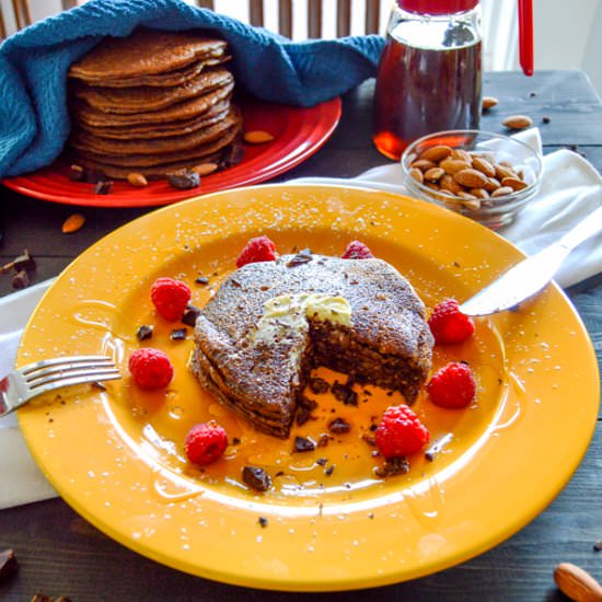 Chocolate Cake Almond Flour Pancake