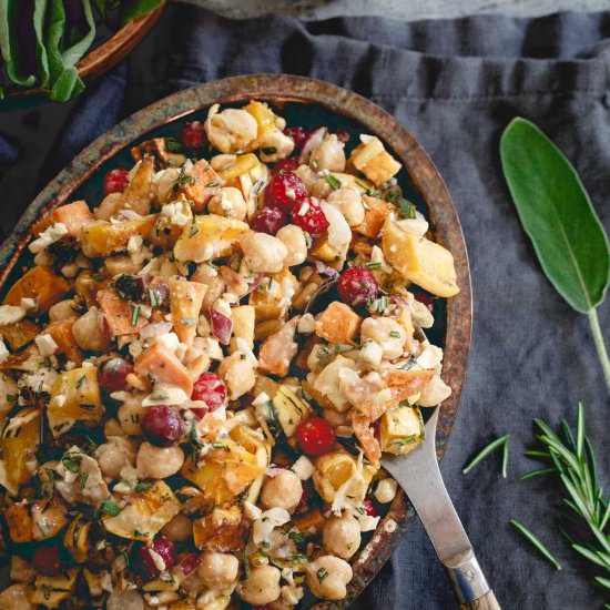 Chickpea Fall Salad