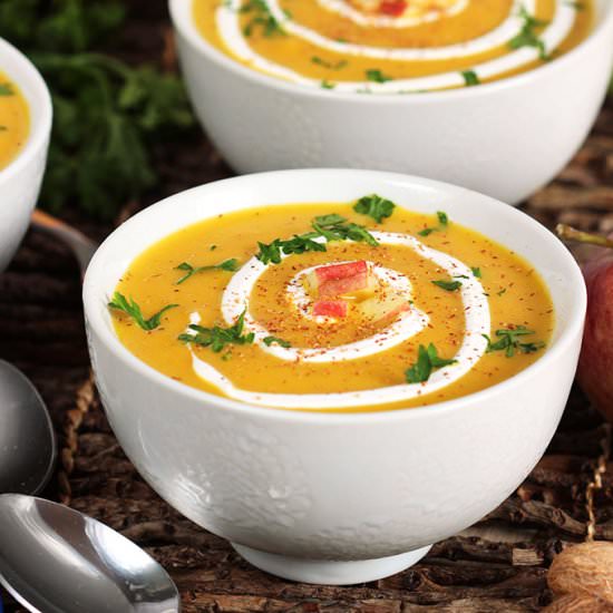 Creamy Apple Butternut Squash Soup