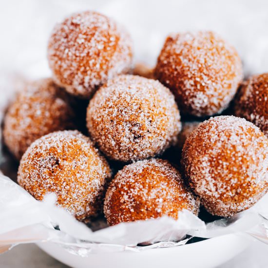 Paleo Pumpkin Donut Holes