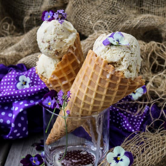 Earl Grey Lavender Ice Cream