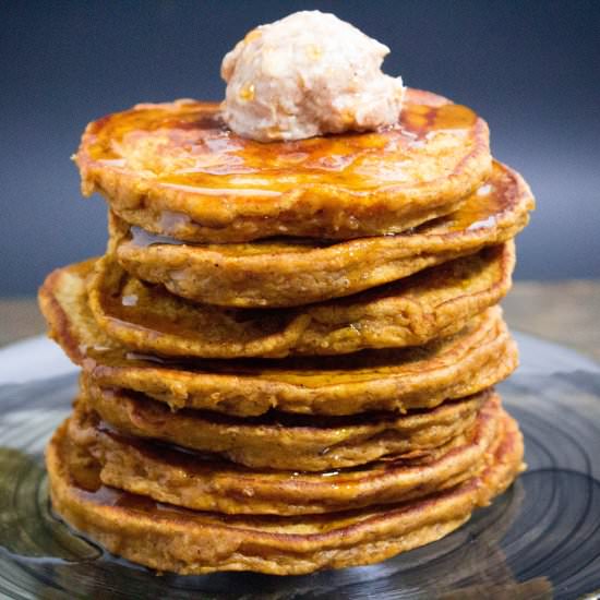 Pumpkin Pie Low Carb Pancakes
