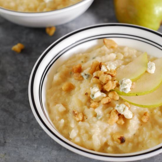 Instant Pot Pear Gorgonzola Risotto