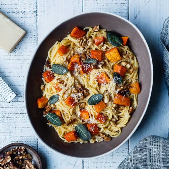 Butternut Squash Miso Carbonara