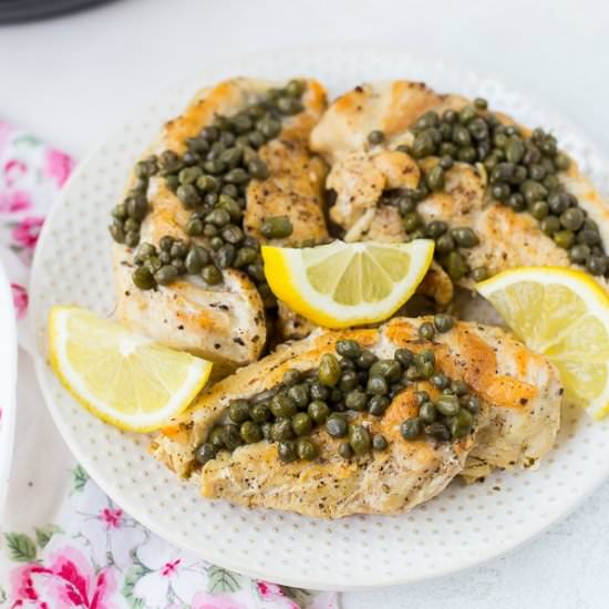 Healthy Chicken Piccata