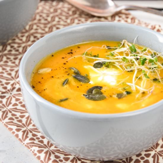 Quick cream of carrots