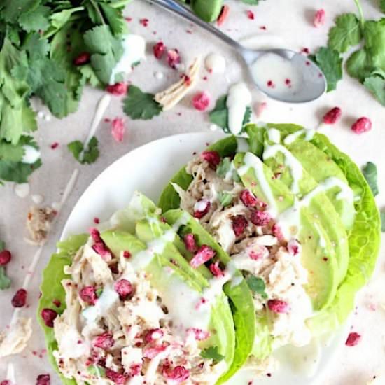 Curry Chicken Lettuce Cups