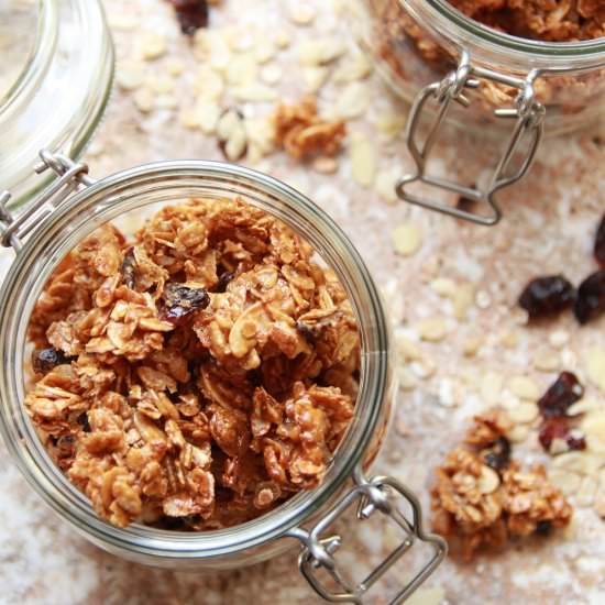 Puffed Rice Granola Clusters