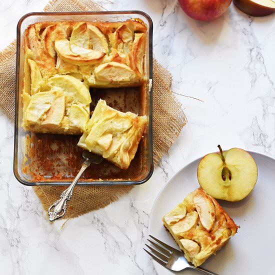 Calvados Apple Flan