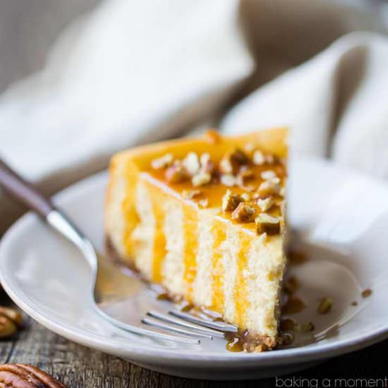 Caramel Pecan Cheesecake