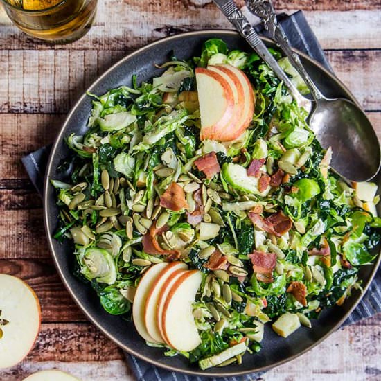 Fall Brussels Sprouts Salad