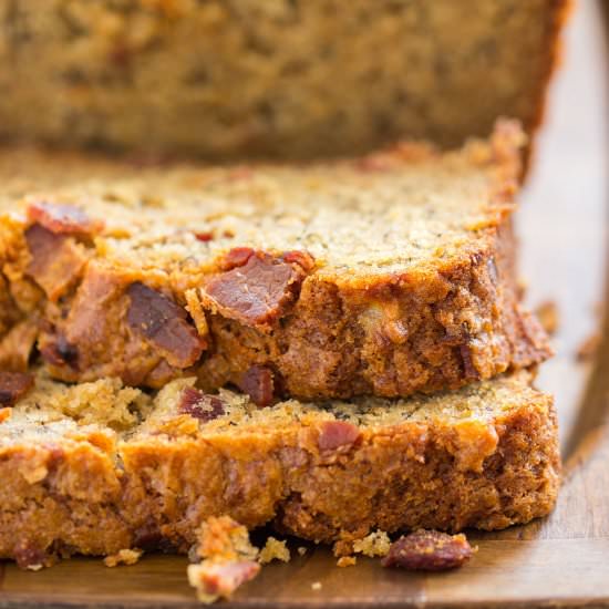 Bacon Peanut Butter Banana Bread