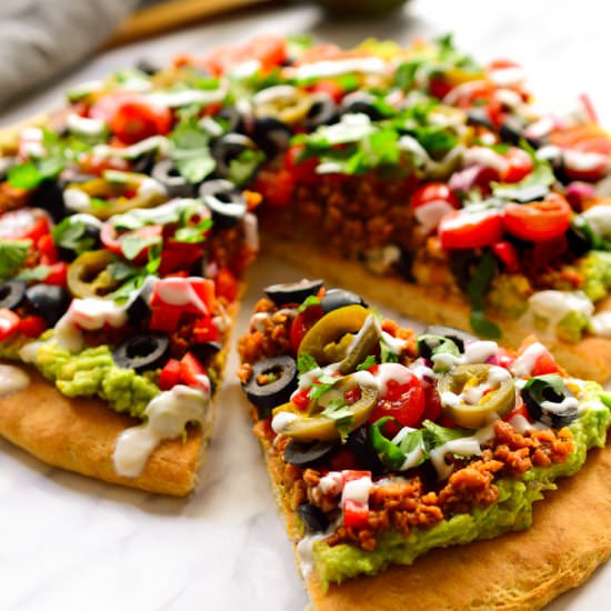 Vegan Nacho Pizza