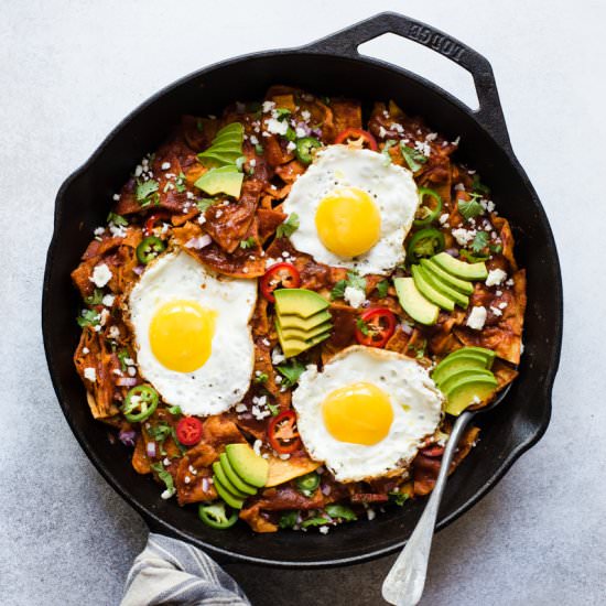 Chilaquiles with Gochujang