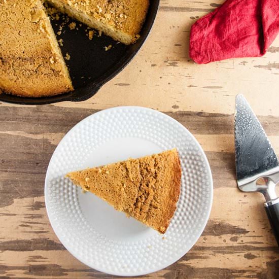 Maple Butter Skillet Cornbread