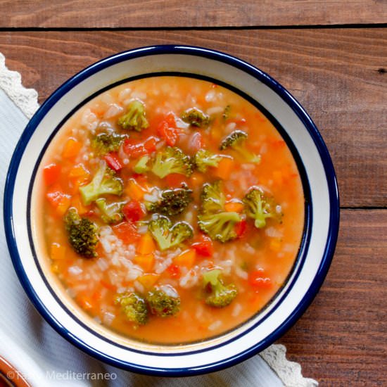 Rice & Vegetable Soup