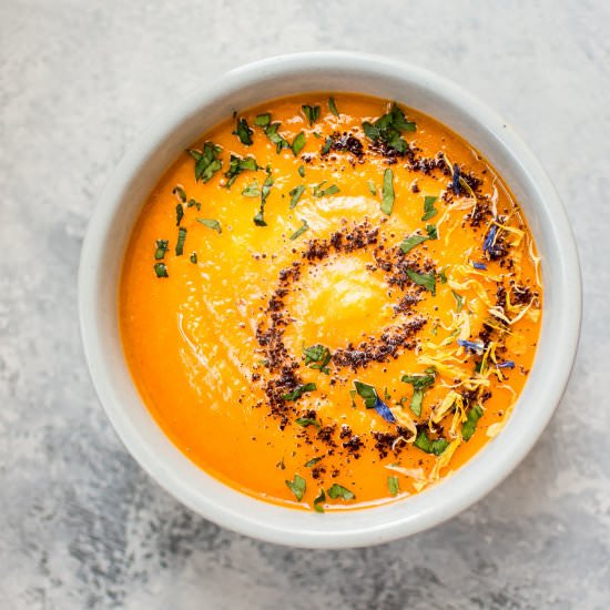 Spicy Chipotle Sweet Potato Soup