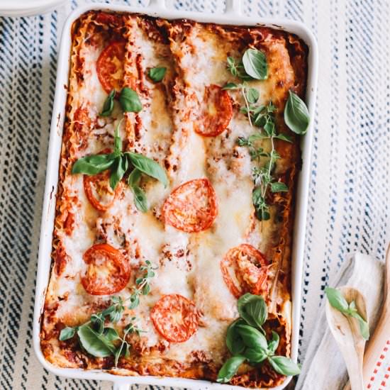 Lasagna with Homeade Marinara